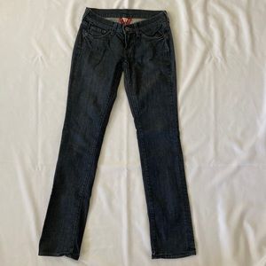 Lucky Brand Zoe straight jeans size 0 preowned